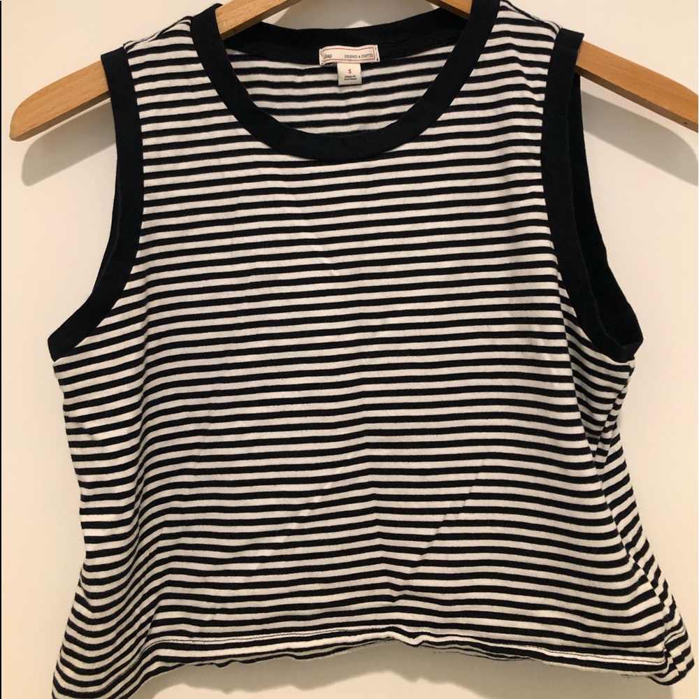 GAP Cropped Striped Tank